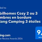 Campeggio Mobilhomes Cozy 2 Ou 3 En Bordure D'étang 3 étoiles *